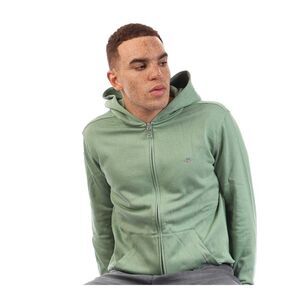 Gant Mens Shield Full Zip Hoodie / Green